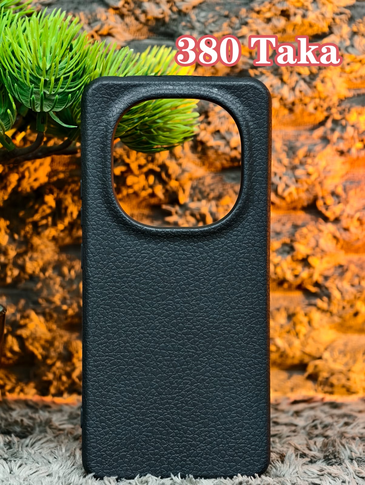 Leather Texture Back Covert For Redmi Note 14 Pro